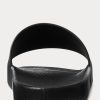 Musta/punainen miesten Ralph Lauren Signature Pony -tossut Musta/punainen miesten Ralph Lauren Signature Pony -tossut
