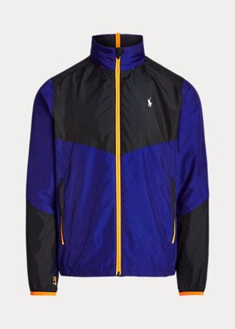 Musta/sininen miesten Ralph Lauren vettä hylkivät Ripstop-takit