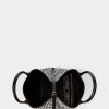 Musta/valkoinen Houndstooth naisten Ralph Lauren Houndstooth keskikokoiset Bellport-laukut Musta/valkoinen Houndstooth naisten Ralph Lauren Houndstooth keskikokoiset Bellport-laukut