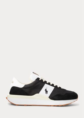 Musta/valkoinen Miesten Ralph Lauren Train 89 Mokka & Oxford Tennarit Musta/valkoinen Miesten Ralph Lauren Train 89 Mokka & Oxford Tennarit