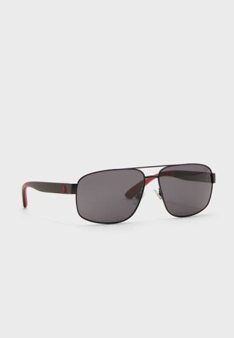 Mustat miesten Ralph Lauren 0Ph3112 Aviator aurinkolasit