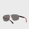 Mustat miesten Ralph Lauren 0Ph3112 Aviator aurinkolasit