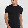 Mustat miesten Ralph Lauren 2 Pack Essential Crew Neck T-paidat