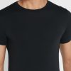 Mustat miesten Ralph Lauren 2 Pack Essential Crew Neck T-paidat