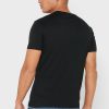 Mustat miesten Ralph Lauren 2 Pack Essential V-kaula T-paidat