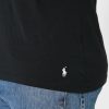 Mustat miesten Ralph Lauren 2 Pack Essential V-kaula T-paidat
