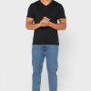 Mustat miesten Ralph Lauren 2 Pack Essential V-kaula T-paidat