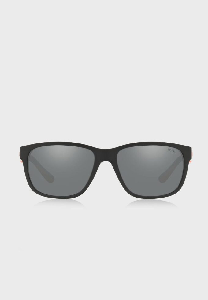 Mustat miesten Ralph Lauren 57326G neliönmuotoiset aurinkolasit Mustat miesten Ralph Lauren 57326G neliönmuotoiset aurinkolasit