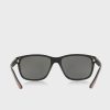 Mustat miesten Ralph Lauren 57326G neliönmuotoiset aurinkolasit Mustat miesten Ralph Lauren 57326G neliönmuotoiset aurinkolasit