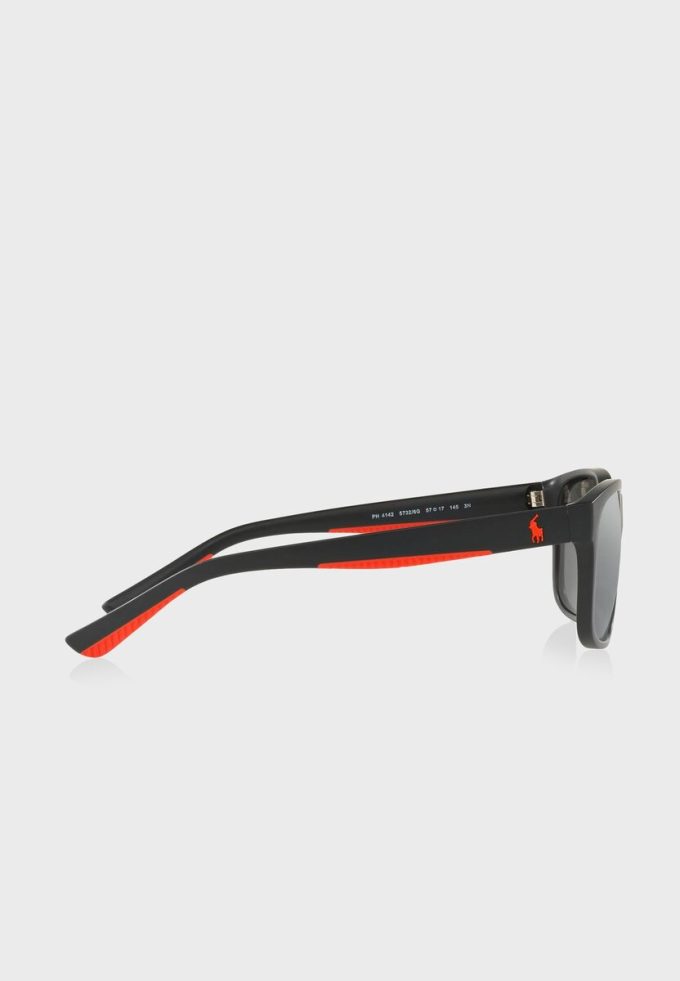 Mustat miesten Ralph Lauren 57326G neliönmuotoiset aurinkolasit Mustat miesten Ralph Lauren 57326G neliönmuotoiset aurinkolasit
