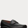 Mustat miesten Ralph Lauren Braygan Calfskin Penny Loafers