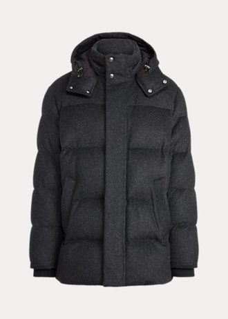 Mustat miesten Ralph Lauren Cameron -villasekoitetut untuvatakit