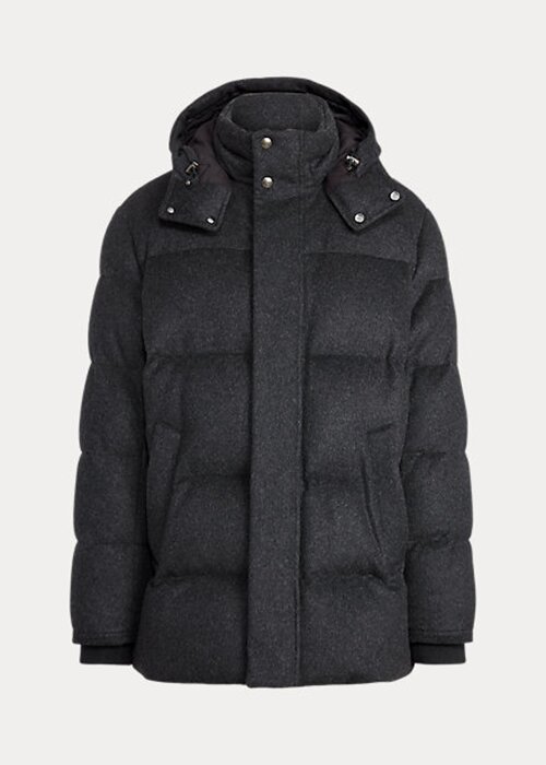 Mustat miesten Ralph Lauren Cameron -villasekoitetut untuvatakit Mustat miesten Ralph Lauren Cameron -villasekoitetut untuvatakit