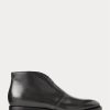 Mustat miesten Ralph Lauren Frasco Calfskin Chelsea -saappaat