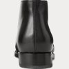 Mustat miesten Ralph Lauren Frasco Calfskin Chelsea -saappaat