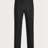 Mustat miesten Ralph Lauren Gregory Wool Barathea Tuxedo -housut Mustat miesten Ralph Lauren Gregory Wool Barathea Tuxedo -housut