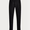 Mustat miesten Ralph Lauren Gregoryn käsintehdyt Barathea Tuxedo -housut Mustat miesten Ralph Lauren Gregoryn käsintehdyt Barathea Tuxedo -housut