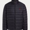 Mustat miesten Ralph Lauren Pakattavat takit