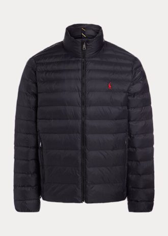 Mustat miesten Ralph Lauren Pakattavat takit