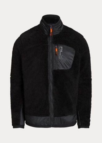 Mustat miesten Ralph Lauren Pile -fleecetakit