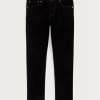 Mustat miesten Ralph Lauren Slim Fit Stretch Velvet -farkut