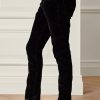Mustat miesten Ralph Lauren Slim Fit Stretch Velvet -farkut