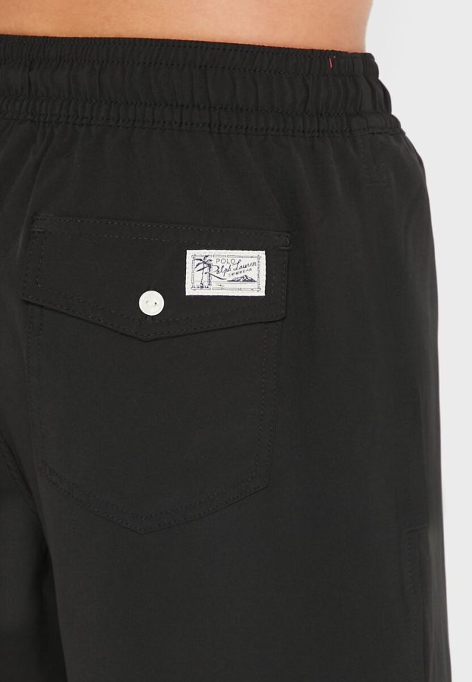 Mustat miesten Ralph Laurenin kiristysshortsit Mustat miesten Ralph Laurenin kiristysshortsit