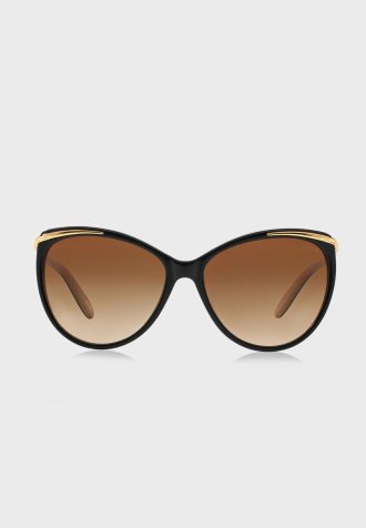 Mustat naisten Ralph Lauren 0RA5150 Cat Eye -aurinkolasit