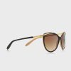 Mustat naisten Ralph Lauren 0RA5150 Cat Eye -aurinkolasit Mustat naisten Ralph Lauren 0RA5150 Cat Eye -aurinkolasit