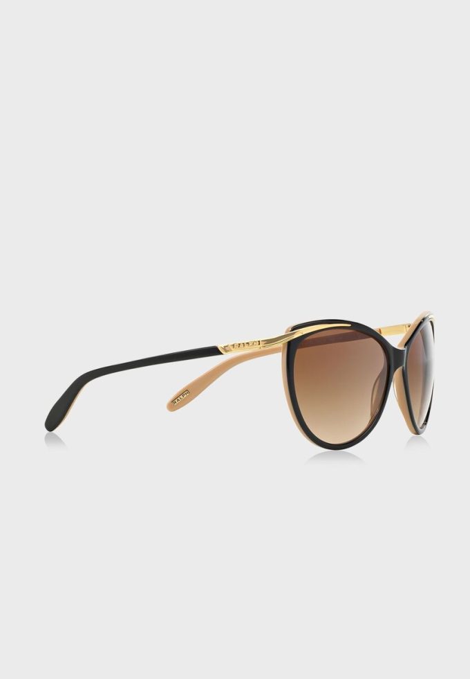 Mustat naisten Ralph Lauren 0RA5150 Cat Eye -aurinkolasit Mustat naisten Ralph Lauren 0RA5150 Cat Eye -aurinkolasit