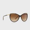 Mustat naisten Ralph Lauren 0RA5150 Cat Eye -aurinkolasit Mustat naisten Ralph Lauren 0RA5150 Cat Eye -aurinkolasit