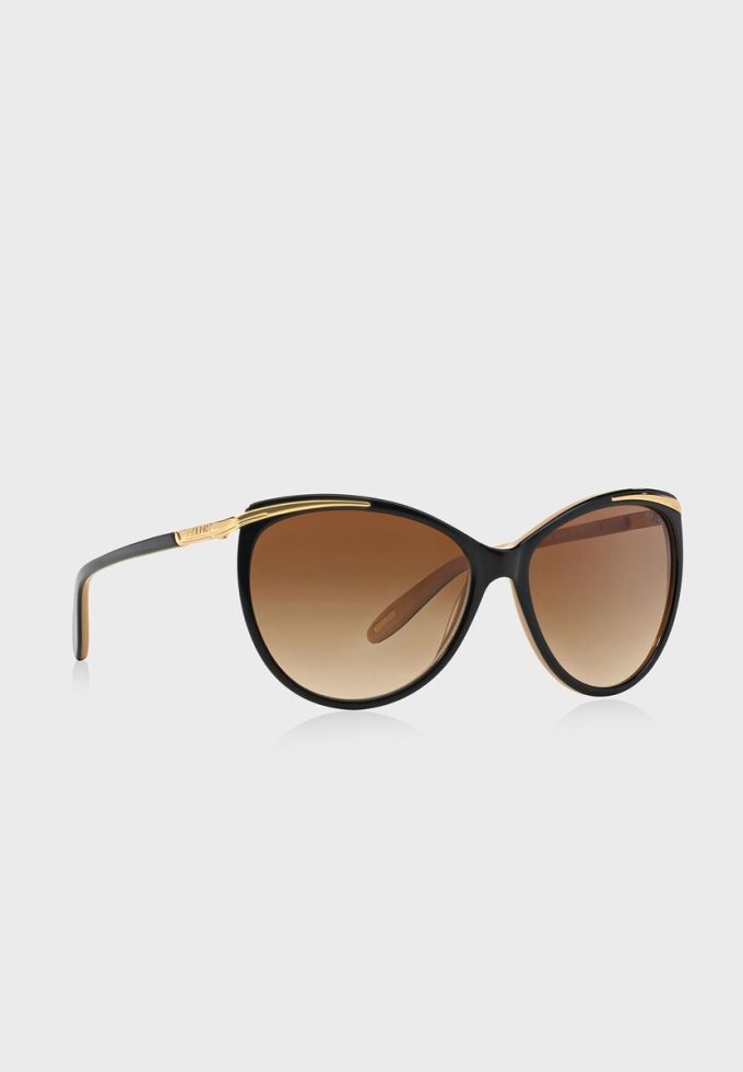 Mustat naisten Ralph Lauren 0RA5150 Cat Eye -aurinkolasit Mustat naisten Ralph Lauren 0RA5150 Cat Eye -aurinkolasit