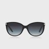 Mustat naisten Ralph Lauren 0RA5160 Cat Eye -aurinkolasit Mustat naisten Ralph Lauren 0RA5160 Cat Eye -aurinkolasit