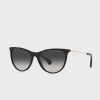 Mustat naisten Ralph Lauren 0Ra5290 Cat Eye -aurinkolasit Mustat naisten Ralph Lauren 0Ra5290 Cat Eye -aurinkolasit