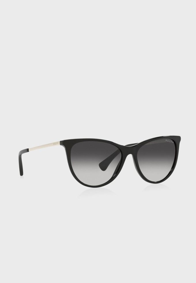 Mustat naisten Ralph Lauren 0Ra5290 Cat Eye -aurinkolasit Mustat naisten Ralph Lauren 0Ra5290 Cat Eye -aurinkolasit