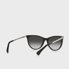 Mustat naisten Ralph Lauren 0Ra5290 Cat Eye -aurinkolasit Mustat naisten Ralph Lauren 0Ra5290 Cat Eye -aurinkolasit