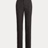 Mustat naisten Ralph Lauren Alaina Jacquard-smokkihousut Mustat naisten Ralph Lauren Alaina Jacquard-smokkihousut
