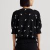 Mustat naisten Ralph Lauren -brodeeratut jersey-neck-topit Mustat naisten Ralph Lauren -brodeeratut jersey-neck-topit