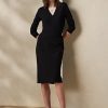 Mustat naisten Ralph Lauren Cindy Stretch -villaiset kreppihameet Mustat naisten Ralph Lauren Cindy Stretch -villaiset kreppihameet
