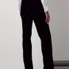 Mustat naisten Ralph Lauren Declynn samettihousut Mustat naisten Ralph Lauren Declynn samettihousut