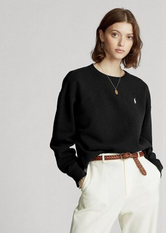 Mustat naisten Ralph Lauren -fleece-puseropuserot