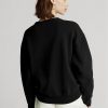 Mustat naisten Ralph Lauren -fleece-puseropuserot Mustat naisten Ralph Lauren -fleece-puseropuserot
