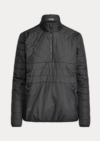 Mustat naisten Ralph Lauren Hybrid Quarter -vetoketjulliset villapaidat Mustat naisten Ralph Lauren Hybrid Quarter -vetoketjulliset villapaidat