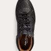 Mustat naisten Ralph Lauren Jaemyn Calfskin High-Top tennarit Mustat naisten Ralph Lauren Jaemyn Calfskin High-Top tennarit