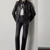 Mustat naisten Ralph Lauren Kaida -leikkausfarkut Mustat naisten Ralph Lauren Kaida -leikkausfarkut