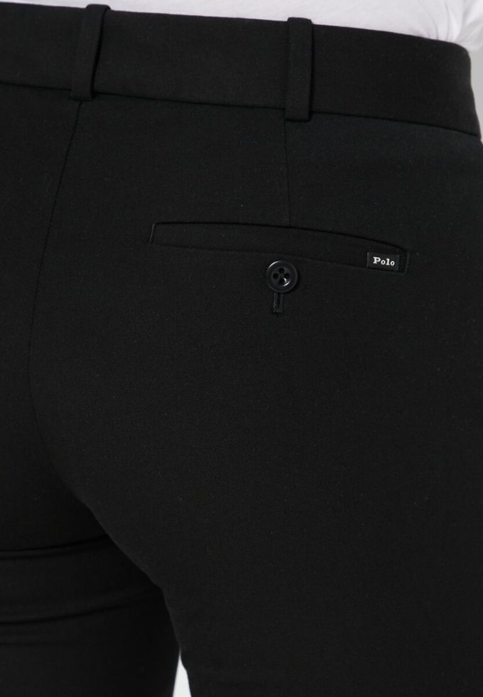 Mustat naisten Ralph Lauren korkeavyötäröiset housut Mustat naisten Ralph Lauren korkeavyötäröiset housut
