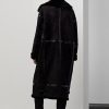 Mustat naisten Ralph Lauren Lanthe Merino Shearling -takit Mustat naisten Ralph Lauren Lanthe Merino Shearling -takit