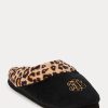 Mustat naisten Ralph Lauren Leopard -logotossut