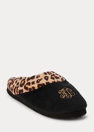 Mustat naisten Ralph Lauren Leopard -logotossut
