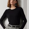 Mustat naisten Ralph Lauren merinovillaiset neulepuserot